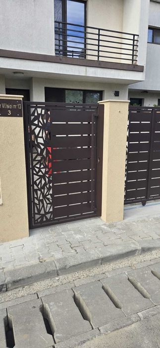 Poarta din tablă decupata CNC