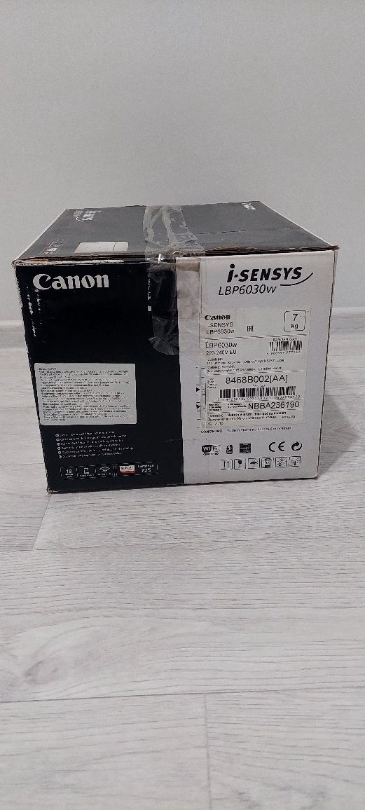 Принтер лазерный Canon i-SENSYS LBP6030w Доступный и компактный чер ...