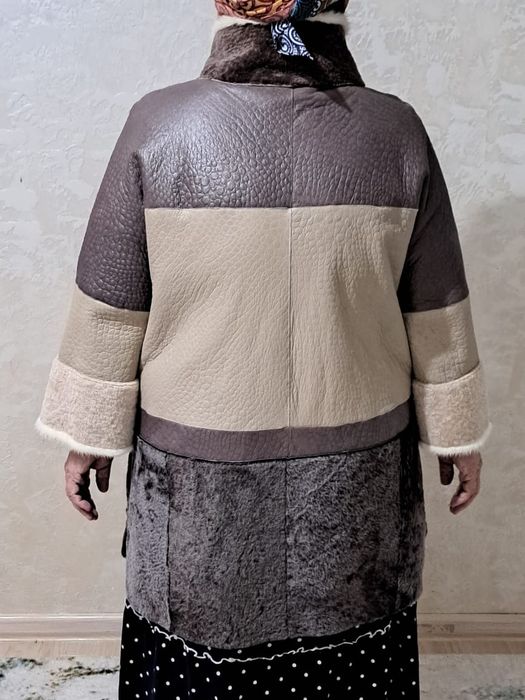 Двухстаронный шуба астраган