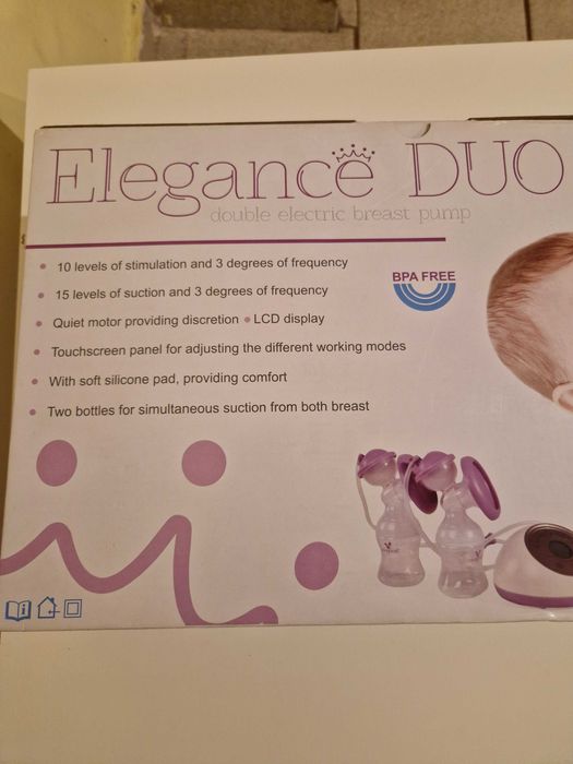Двойна помпа за кърма Cangaroo Elegance Duo XND212 Electric BreastPump