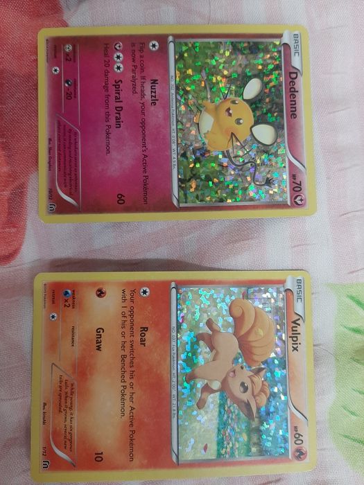 Cărți pokemon promoționale McDonald's 2016