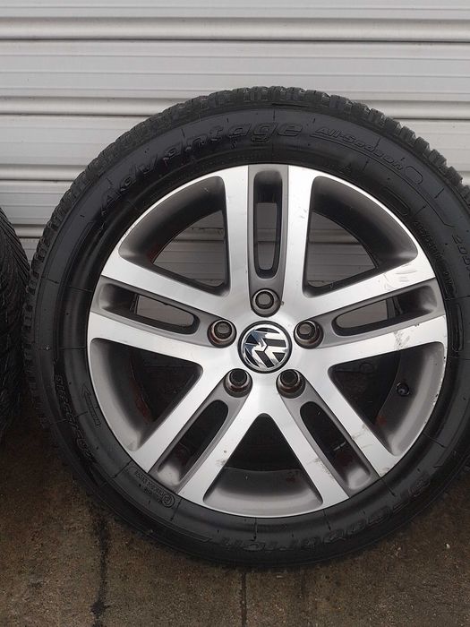 Алуминиеви джанти  със зимни гуми WV 5х112.16 цола.