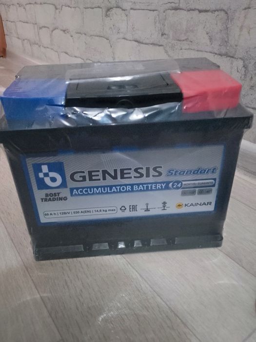 Новый аккумулятор genesis 60 ah