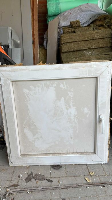 Ușă / Trapă de acces / vizitare PVC alb 88 x 88 cm cu toc
