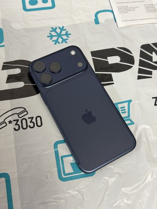 КАТО НОВ 256GB iPhone 17 Pro Max Гаранция Зора 2028г. Blue | Син