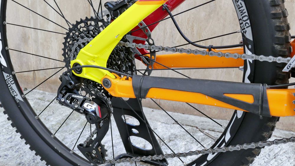 Stöckli Sphen Elite, Mullet, 29-27.5 M, Manitou 130 ход, 2x 11 Sram GX