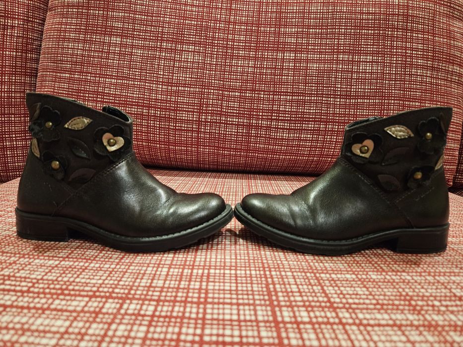 Geox 28 cizme, cizmulite, ghetute fetite piele