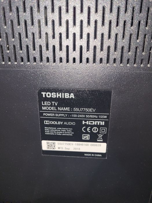 Телевизор тошиба