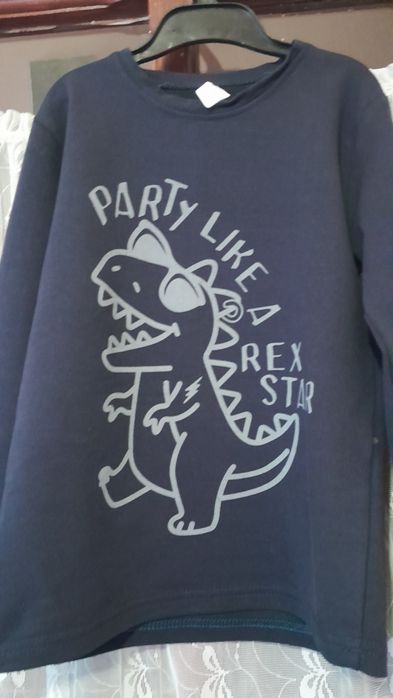 3 Bluze copii cu dinozauri verde,galben, negru