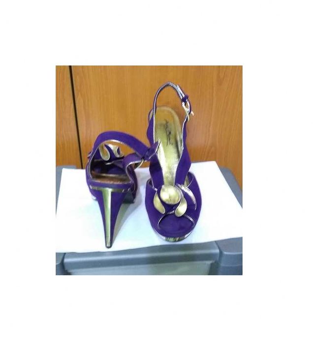 Pantofi/Sandale Anne Michelle UK elegante ,mov, toc inalt