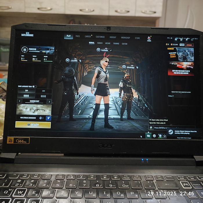 Лаптоп Acer nitro 5 (AN515-45) Nvidia 3060