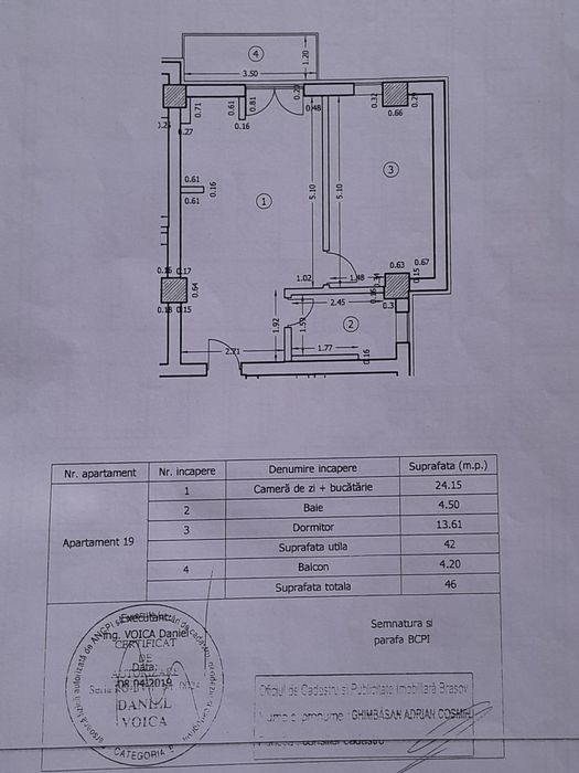 Apartament tip Studio, Maurer Residence Tractorul, etajul 2