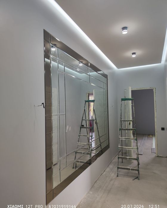 Фацетные зеркало. Зеркало панно