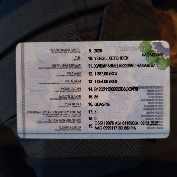 Spark sotiladi shevrolet