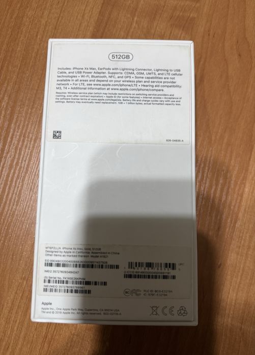 IPhone Xs Max, золотой, б/у, 512 Гб