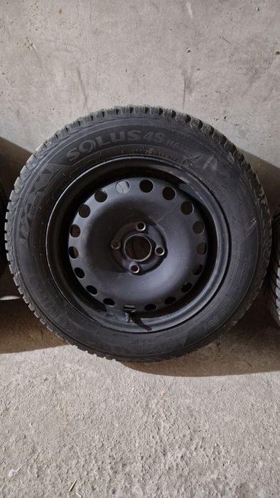 Комплект джанти 4х100 с всесезони гуми 165/70R14