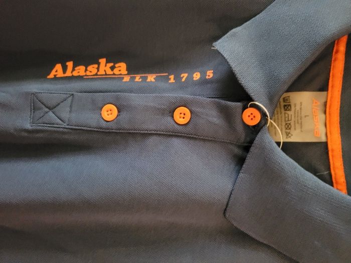 Поло ловна тениска Alaska Elk Glenmore / Нова / Синя / Размер - L