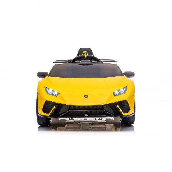 Лицензирана електрическа кола Lamborghini Huracan жълта