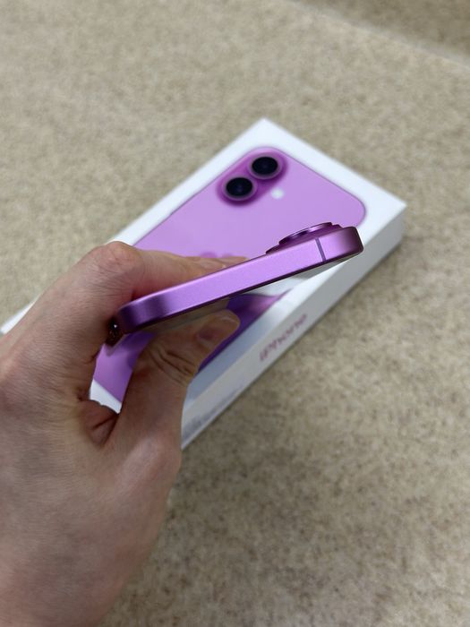 iphone 16 pink ideal 100% pushti