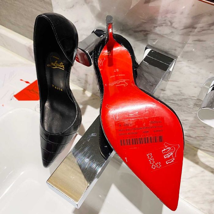 Pantofi dama Christian Louboutin Iriza Crocodile, marimi 35-40