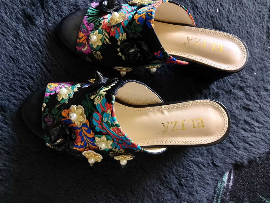 Дамски чехли от естествена кожа Eliza