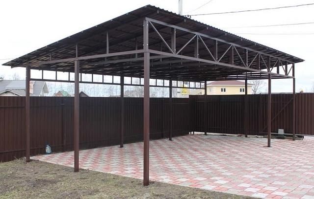 Забор из профлиста. Сварочные работы