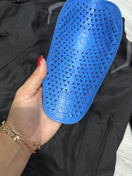 Jacheta moto Rev'it! Torque, neagră, mesh , de vară
