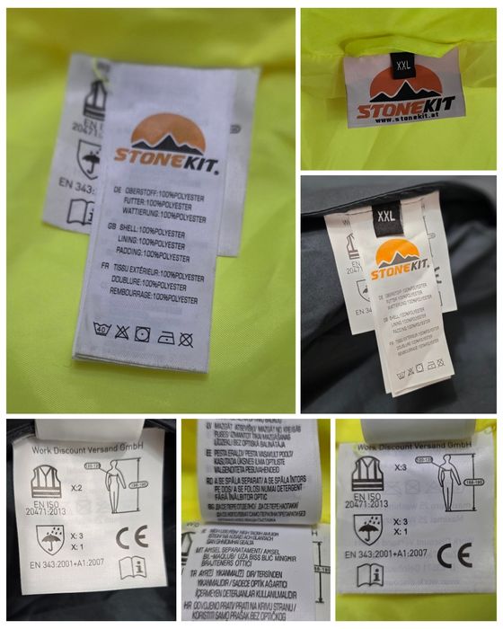 STONEKIT Jachetă nouă de înaltă vizibilitate 4 în 1 Engelbert Strauss
