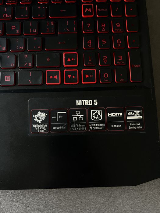 Acer Nitro 5 AN515-55 | i7-10750H | GTX 1650 Ti | Като нов + Acer Gaming Mouse