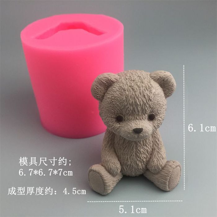 Силиконовая форма  мишки