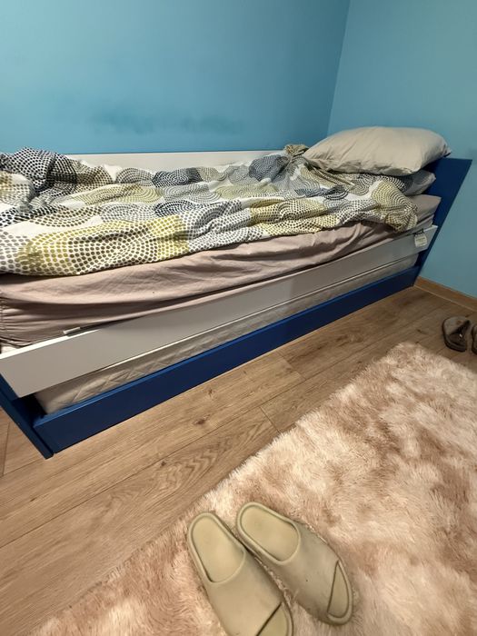 Легло unikom m два етажа единият от матраците TED ADRY COOL HYBRID