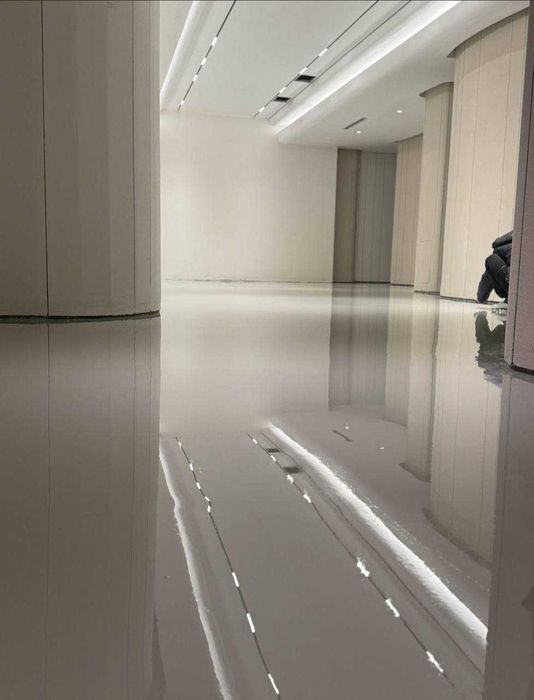 Эпоксидные полы + Покраска стен и потолка