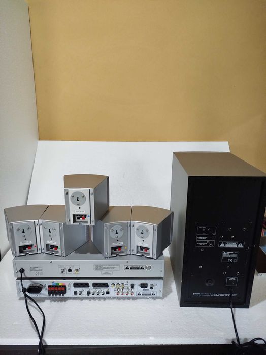 Sistem 5.1 Activ Schneider, cu amplificator si telecomenzi!  Defect!