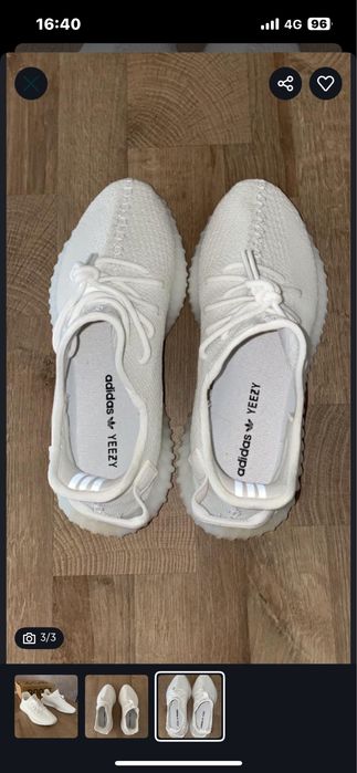 Yezzy Boost Cream White 350 41 42 43