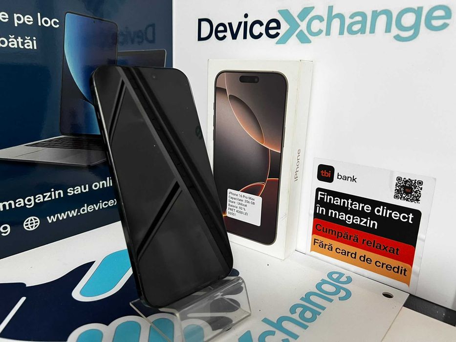 iPhone 16 Pro Max 256 GB * Garantie *Buy Back * deviceXchange