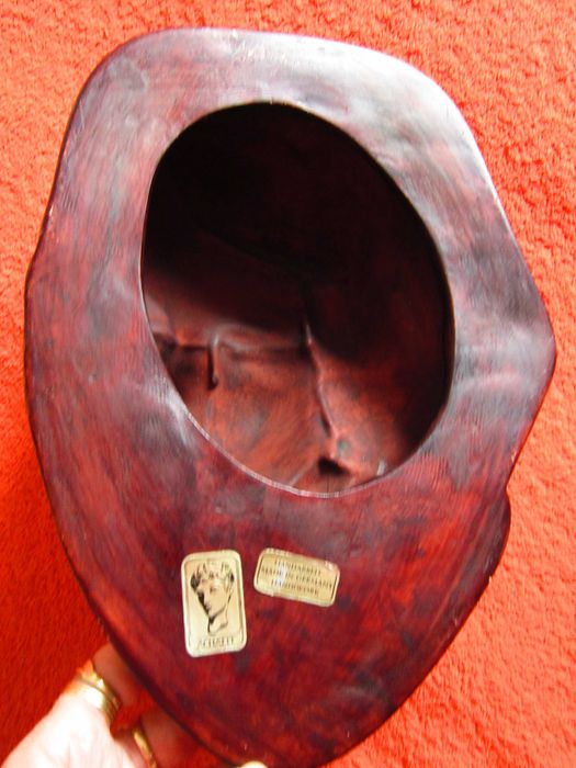 cadou rar Maria Madonna , Achatit handmade Hans Schirmer 1960