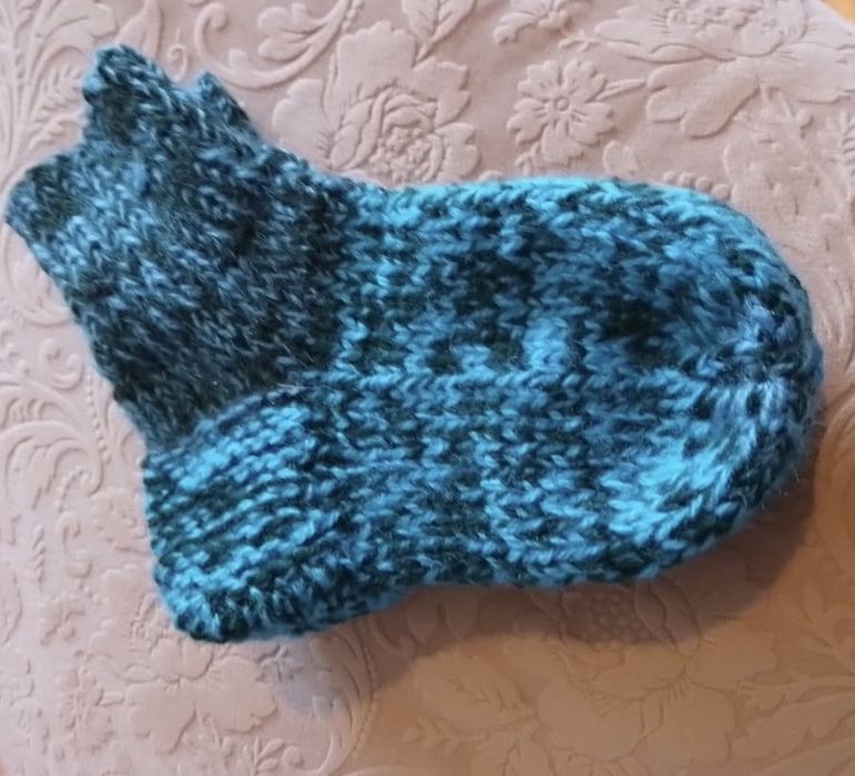 Детские вязаные носки