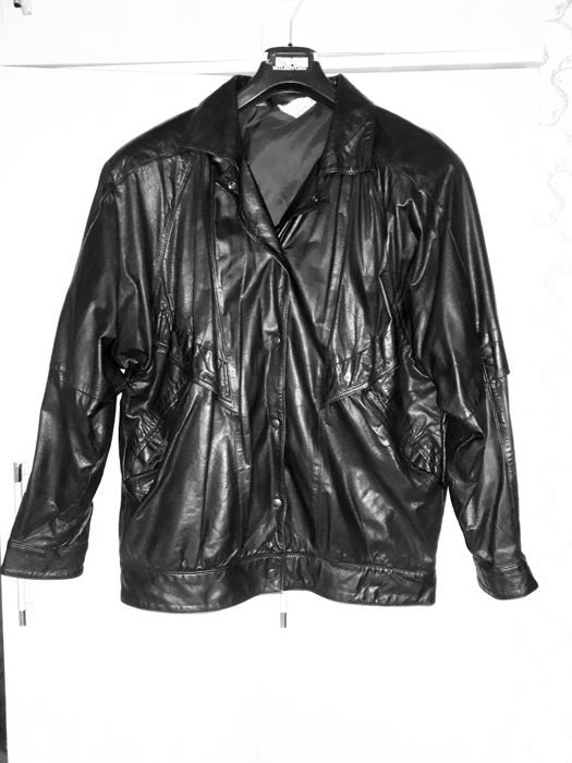 Фирменная кожаная куртка (Корея)