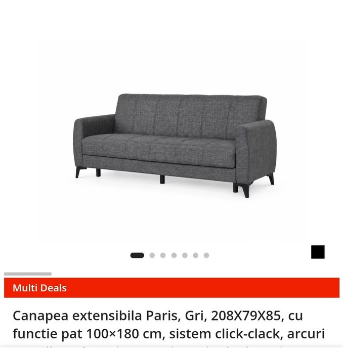 Canapea extensibila