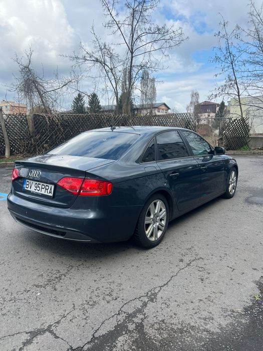 Audi A4 B8 automata 2.0 tfsi +jante aliaj vara /iarna

Motorizare 2.0 TFSI

Cutie Automata multitronic 8+1

Km: 250.000

Climatronic
Senzori de ploaie
