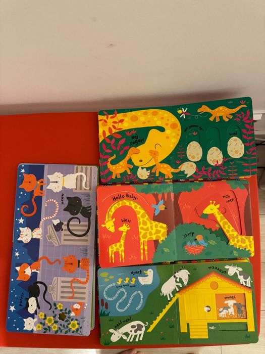 Lot carti Usborne slide and see si carti cu clapete