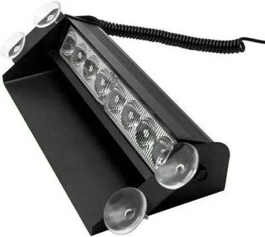 LED строб лампа монтаж на предно стъкло 8W