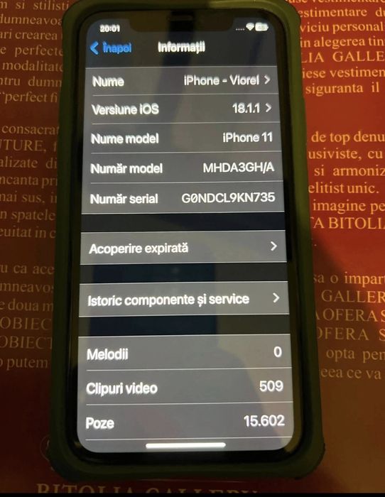 IPhone 11 negru 69%