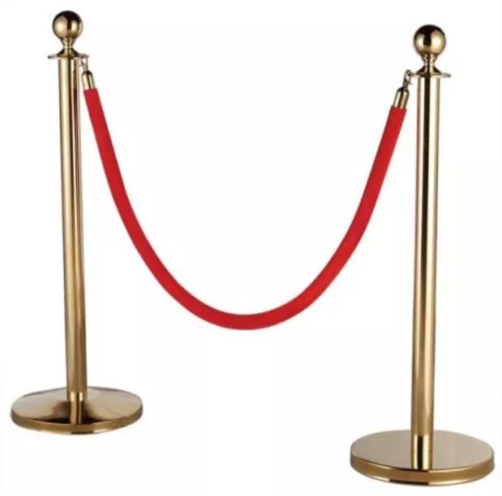 Стойки с лентой ограждение Ленточные президентские ограничители