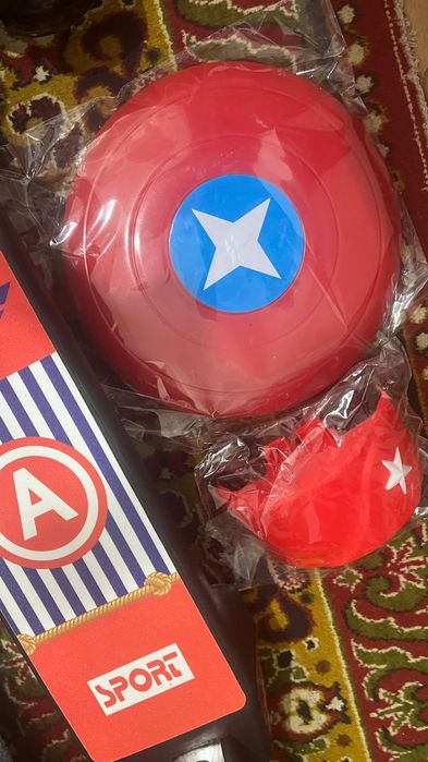 Самокат детский Капитан Америка