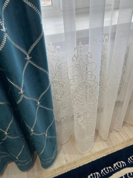 Штор + тюль в месте