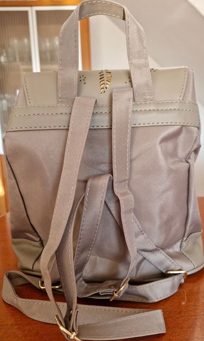 Дамска раница [плат и екокожа]