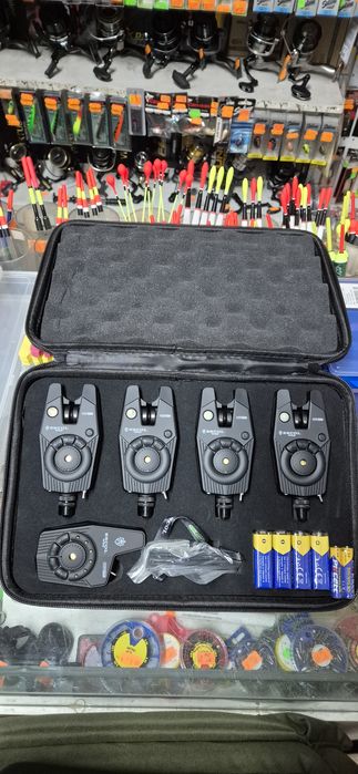 ПРОМО! Сигнализатори с централа CARP PRO ESCOL 3+1, 4+1