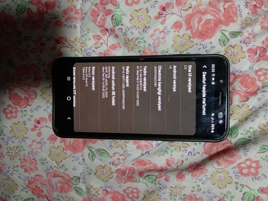 Samsung galaxy J6  .