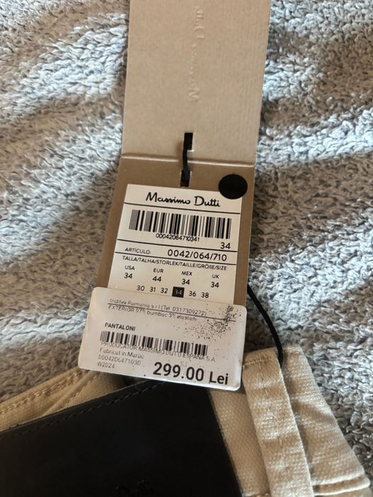 Massimo dutti pantaloni noi pentru bărbați